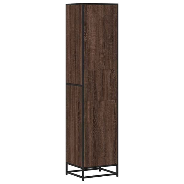vidaXL bogreol 40x35x170,5 cm konstrueret træ brun egetræ