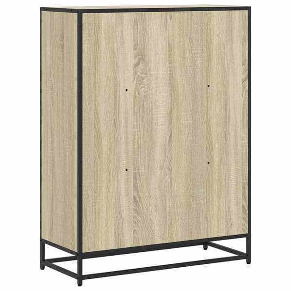 vidaXL bogreol 80,5x35x107,5 cm konstrueret træ sonoma-eg