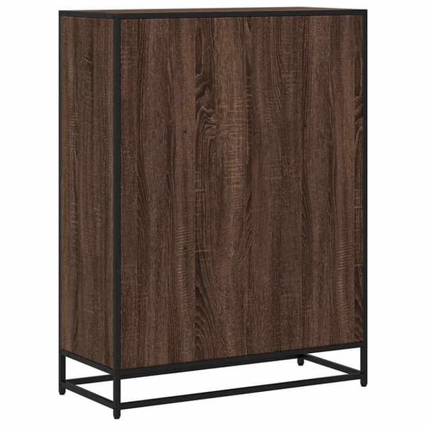 vidaXL bogreol 80,5x35x107,5 cm konstrueret træ brun egetræsfarve