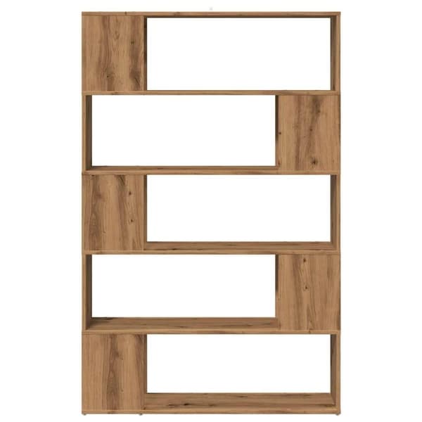 vidaXL Bokhylle/romdeler artisan eik 100x24x155 cm