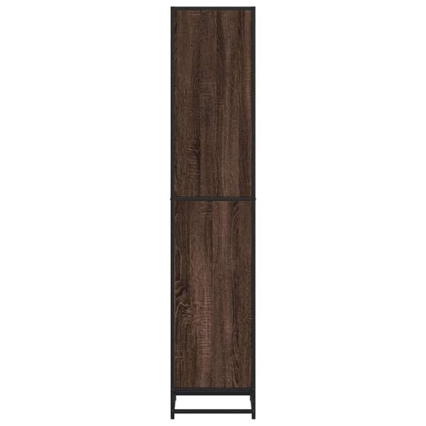 vidaXL Bokhylle brun eik 40x35x170,5 cm konstruert tre