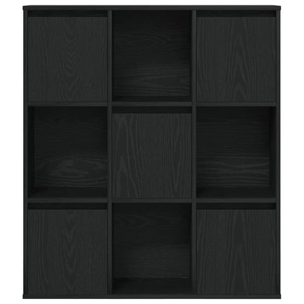 vidaXL bogreol 89x24x101,5 cm konstrueret træ sort-eg