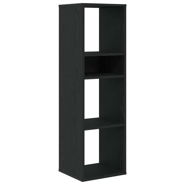 vidaXL bogreol 34x31x112 cm konstrueret træ sort