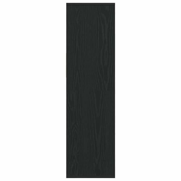 vidaXL bogreol 34x31x112 cm konstrueret træ sort