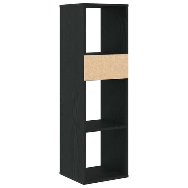 vidaXL bogreol 34x31x112 cm konstrueret træ sort