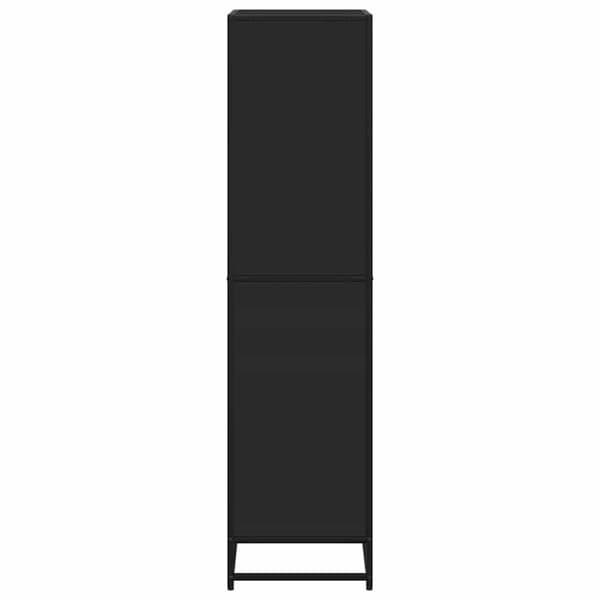 vidaXL Bokhylle svart 60x35x139 cm konstruert tre