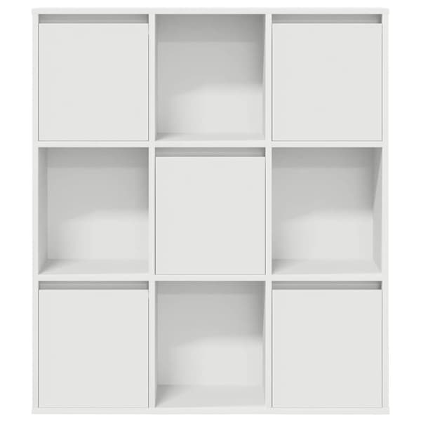 vidaXL Kirjahylly valkoinen 89x24x101,5 cm tekninen puu