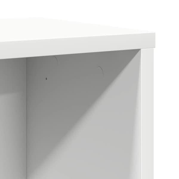 vidaXL Kirjahylly valkoinen 60x24x76,5 cm tekninen puu