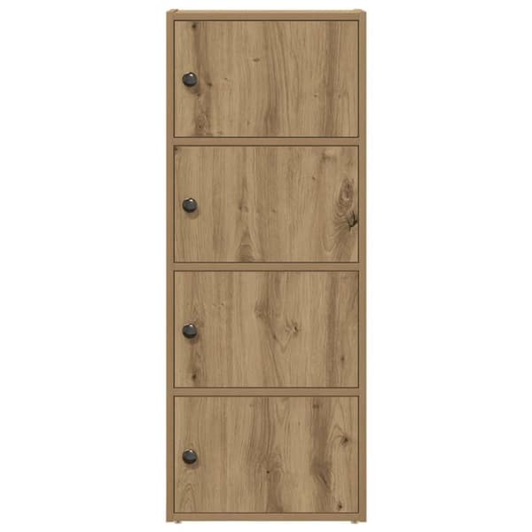 vidaXL bogreol 40x24x102 cm konstrueret træ kunsteg