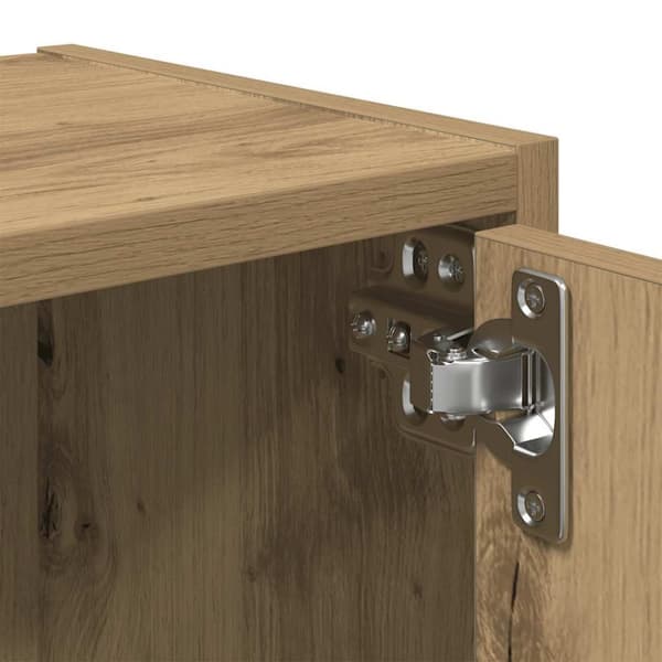 vidaXL bogreol 40x24x102 cm konstrueret træ kunsteg