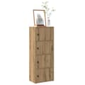 Miniatyrbillede 2 af 11: vidaXL bogreol 40x24x102 cm konstrueret træ kunsteg