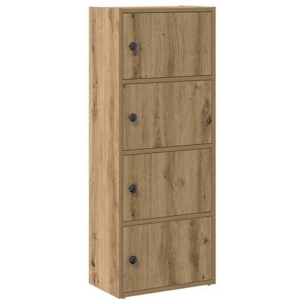 vidaXL bogreol 40x24x102 cm konstrueret træ kunsteg