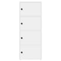Miniatyrbilde 5 av 11: vidaXL Bokhylle hvit 40x24x102 cm konstruert tre