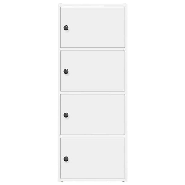 vidaXL Bokhylle hvit 40x24x102 cm konstruert tre