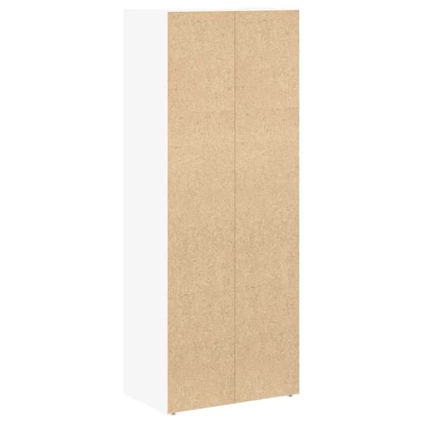 vidaXL Bokhylle hvit 40x24x102 cm konstruert tre