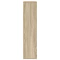 Miniatyrbilde 6 av 11: vidaXL Bokhylle sonoma eik 89x24x101,5 cm konstruert tre