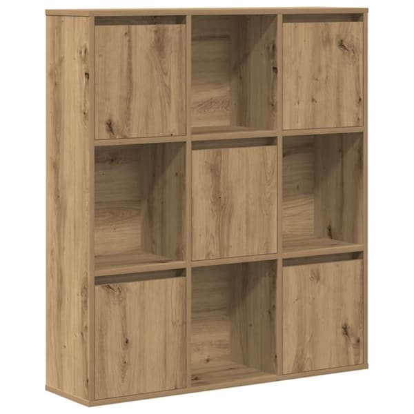 vidaXL Kirjahylly artesaani tammi 89x24x101,5 cm tekninen puu