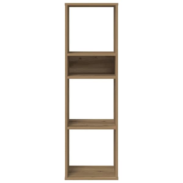 vidaXL Bokhylle artisan eik 34x31x112 cm konstruert tre