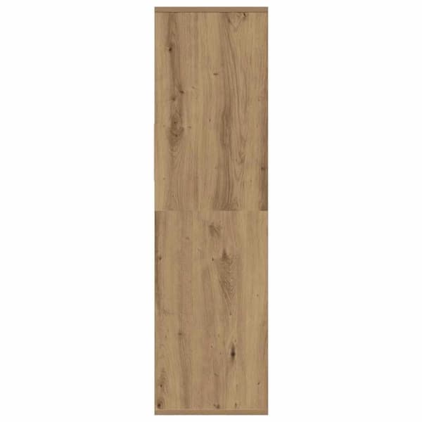 vidaXL Bokhylle artisan eik 34x31x112 cm konstruert tre