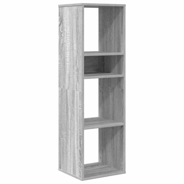 vidaXL bogreol 34x31x112 cm konstrueret træ grå sonoma-eg