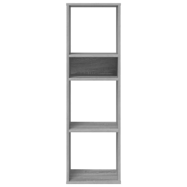 vidaXL bogreol 34x31x112 cm konstrueret træ grå sonoma-eg