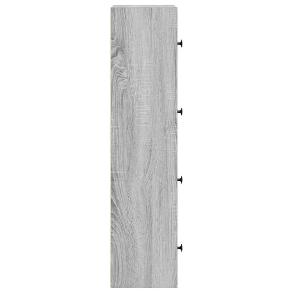 vidaXL bogreol 40x24x102 cm konstrueret træ grå sonoma-eg