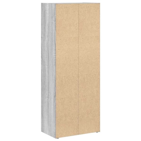 vidaXL bogreol 40x24x102 cm konstrueret træ grå sonoma-eg