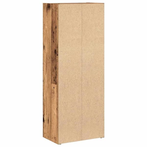 vidaXL Kirjahylly vanha puu 40x24x102 cm tekninen puu