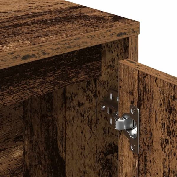 vidaXL bogreol 89x24x101,5 cm konstrueret træ gammelt trælook