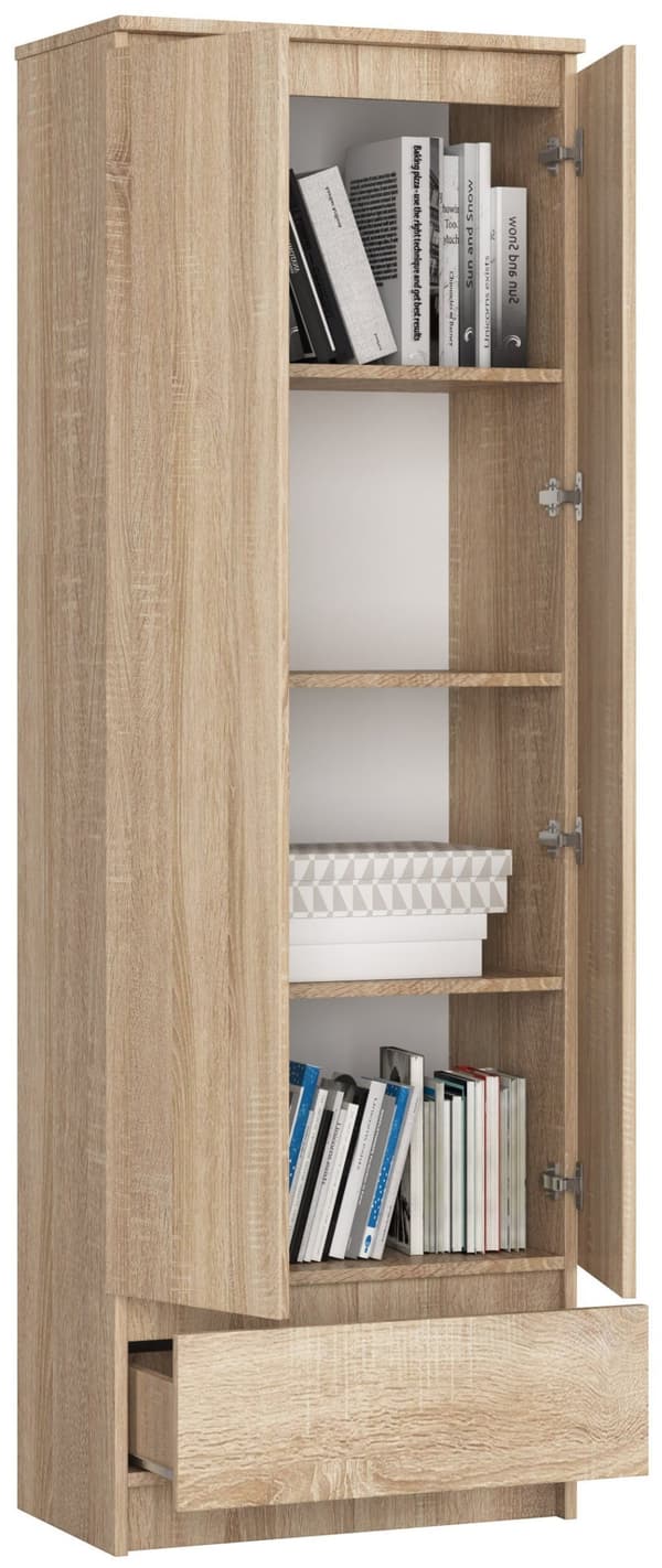 REGALE STÄNGD R60 2D 1ST CLP DÄRM SONOMA