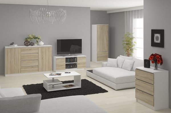 REGALE R60 1SZ 4P CLP HVID / SONOMA