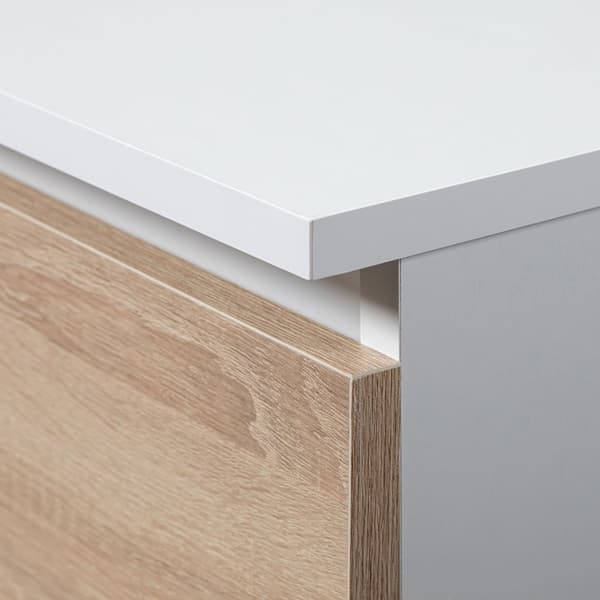REGALE STÄNGD R60 2D 1ST CLP VIT / SONOMA