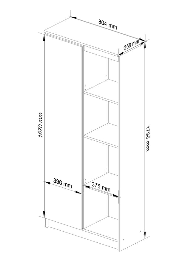 REGALE R80 1D 4P CLP HVID / SONOMA