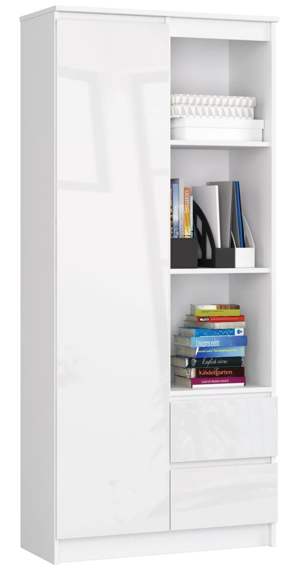 KONTORREOL R 80 cm CLP R11 HVID / HVID GLANSET