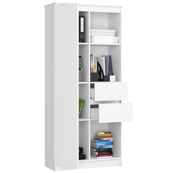 KONTORREOL R 80 cm CLP R15 HVID / HVID GLANS