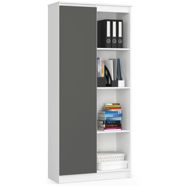 REGALE R80 1D 4P CLP HVID / GRÅ