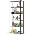 Miniatyrbild 2 av 5: Loft hylla i metall 80 cm - svart-ek artisan - 6 hyllor
