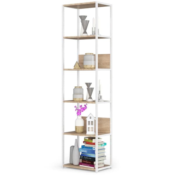 METALISK REGALE LOFT 500 HVID/DÆL SONOMA