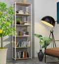 Pikkukuva 5 / 5: METALLIHYLLY LOFT 600 VALKOINEN/SONOMA TAMMI