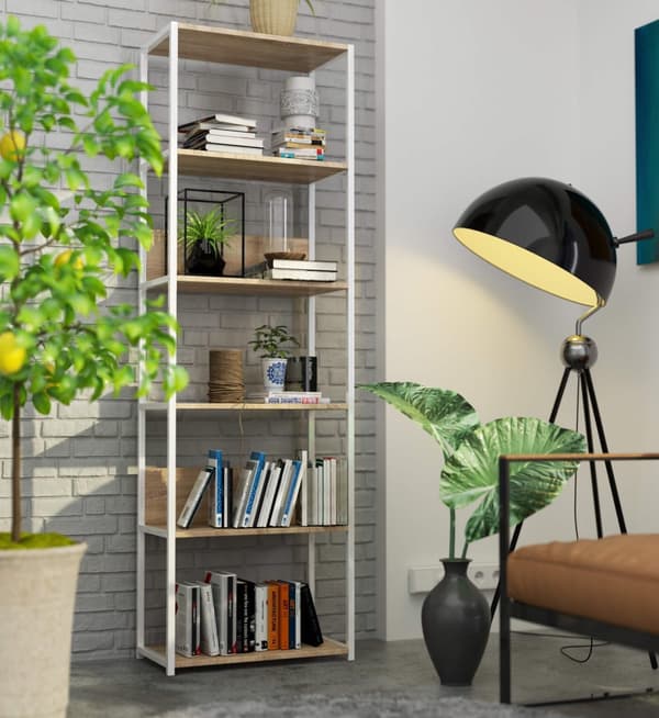 METALLIHYLLY LOFT 600 VALKOINEN/SONOMA TAMMI