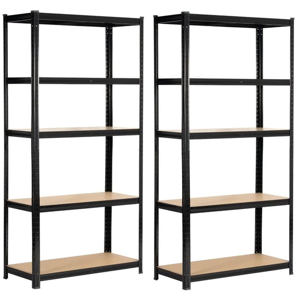 2x REGALE METAL 90x40x180 SORT