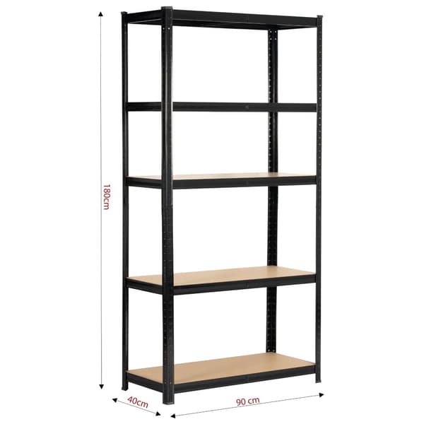 METALSKAB 90x40x180 SORT