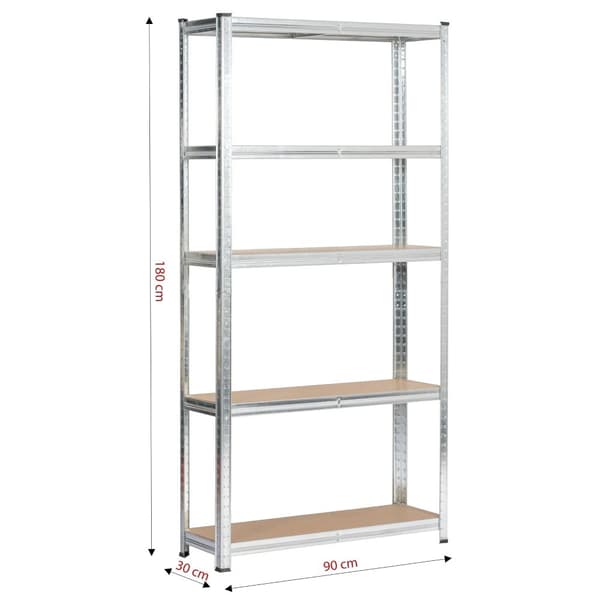METALSK REOL 90x30x180 SØLV