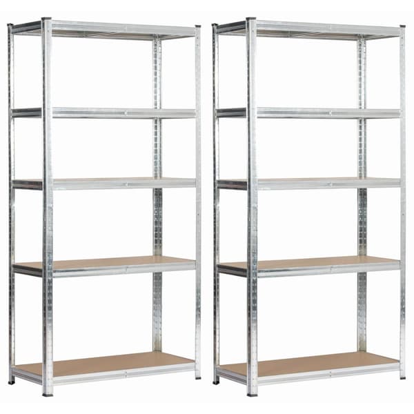 2x REGALE METAL 80x40x180 SØLV