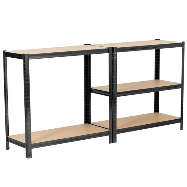 2x REGALE METAL 80x40x180 SORT