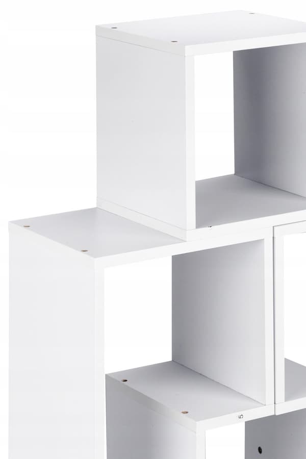 Modernt vitt modulärt förvaringsskåp - 63x24,5x80cm, hållbart MDF