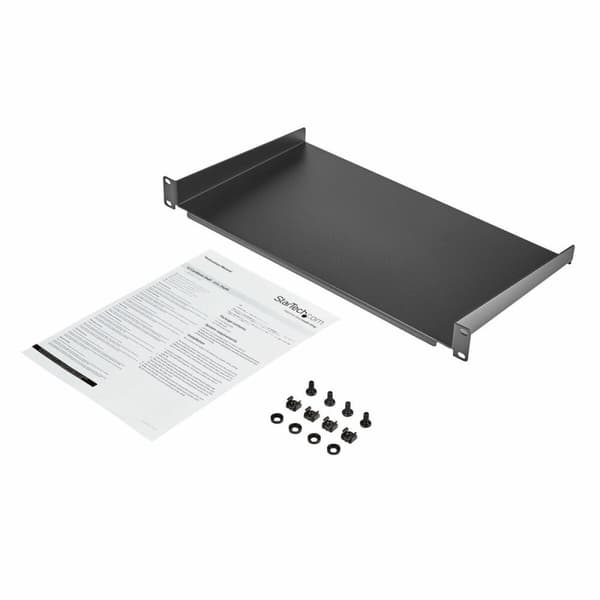 Fast bakke til rack kabinet Startech CABSHELF1U10