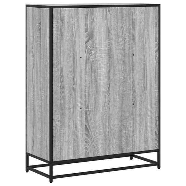 vidaXL Bokhylle grå sonoma 80,5x35x107,5 cm konstruert tre