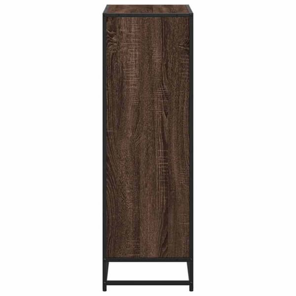 vidaXL Bokhylle brun eik 60x35x107,5 cm konstruert tre