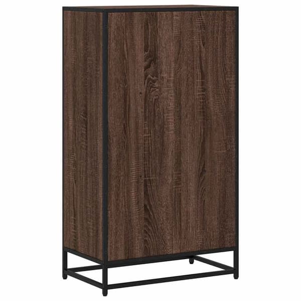 vidaXL Bokhylle brun eik 60x35x107,5 cm konstruert tre